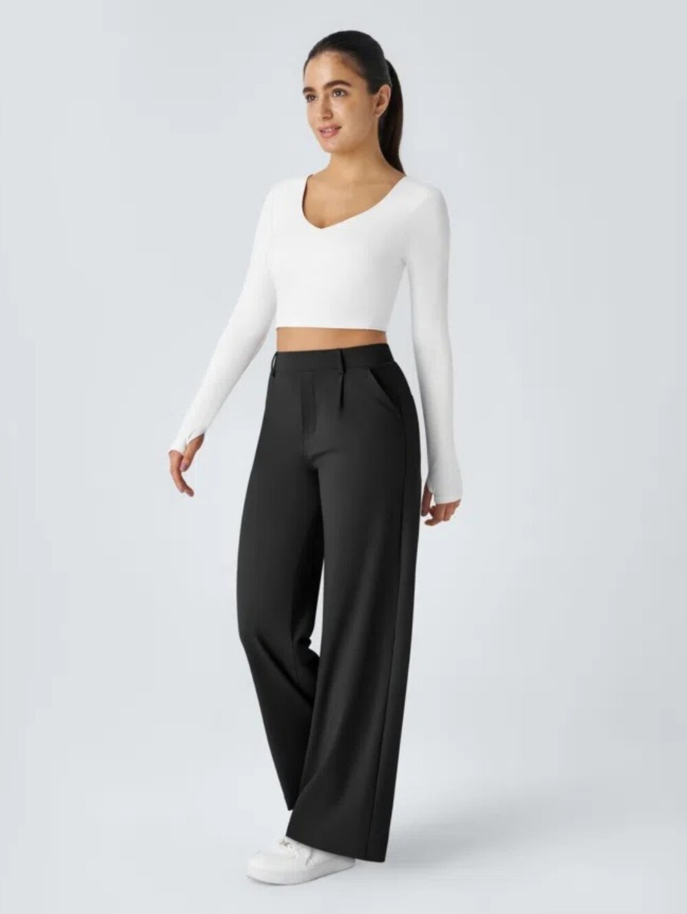 Halara High-Waisted Straight Leg Pants
